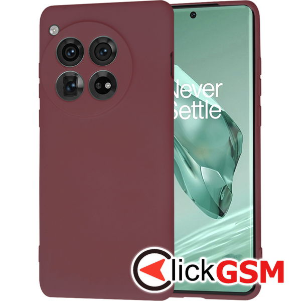 Techsuit - SoftFlex - OnePlus 12 - Plum Red