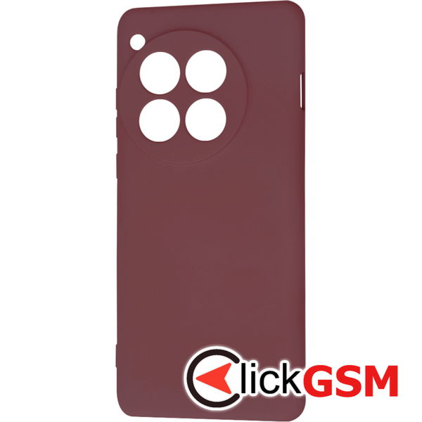 Techsuit - SoftFlex - OnePlus 12 - Plum Red