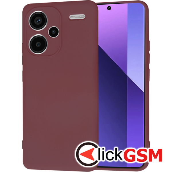 Techsuit - SoftFlex - Xiaomi Redmi Note 13 Pro+ 5G - Plum Red