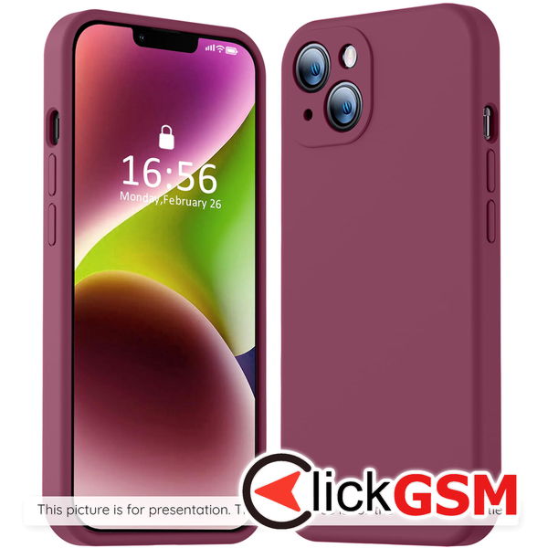 Techsuit - SoftFlex - Xiaomi Redmi 13C 5G - Plum Red