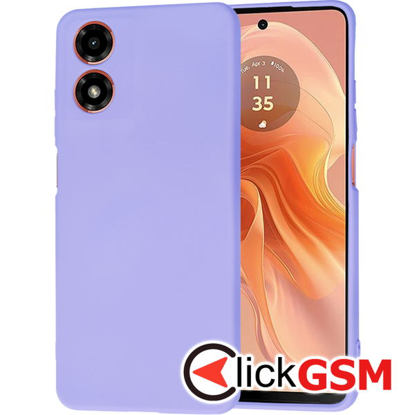 Techsuit - SoftFlex - Motorola Moto G04 / G04s / E14 - Light Purple