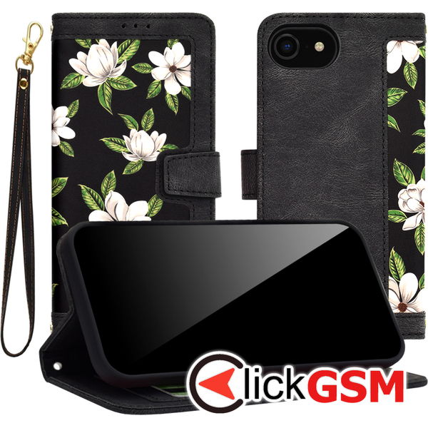 Techsuit - FlipCraft - iPhone 16e - Flowers of the Dawn