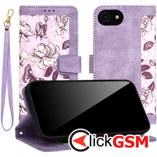 Techsuit - FlipCraft - iPhone 16e - Mysterious Purple