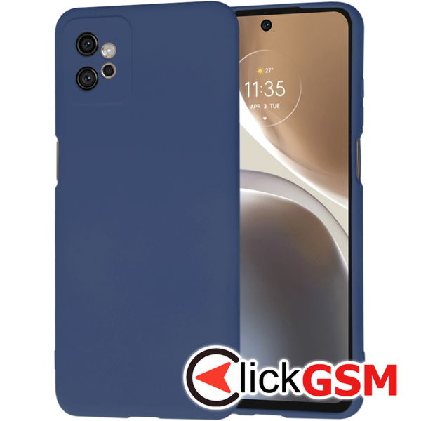 Techsuit - SoftFlex - Motorola Moto G32 - Navy Blue