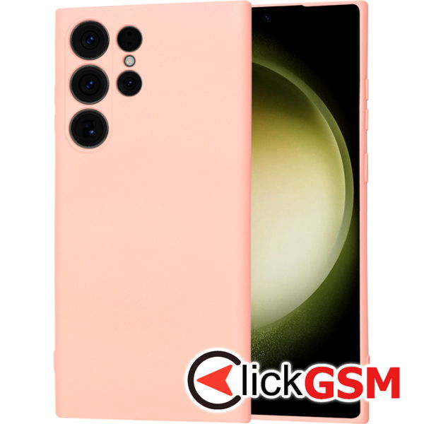 Techsuit - SoftFlex - Samsung Galaxy S23 Ultra - Chalk Pink