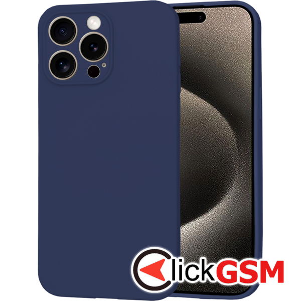 Techsuit - SoftFlex - iPhone 15 Pro Max - Navy Blue