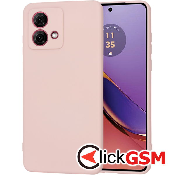 Techsuit - SoftFlex - Motorola Moto G84 - Pink Sand