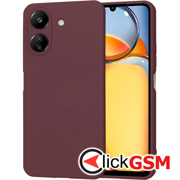 Techsuit - SoftFlex - Xiaomi Redmi 13C 4G / Poco C65 - Plum Red