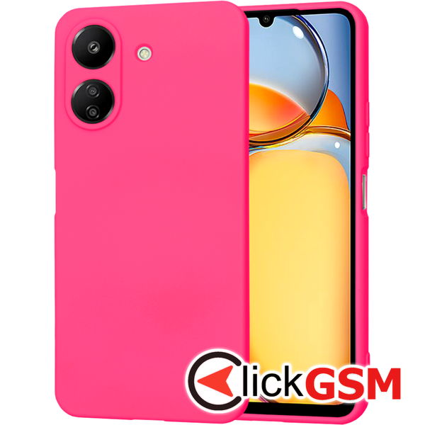 Techsuit - SoftFlex - Xiaomi Redmi 13C 4G / Poco C65 - Hot Pink
