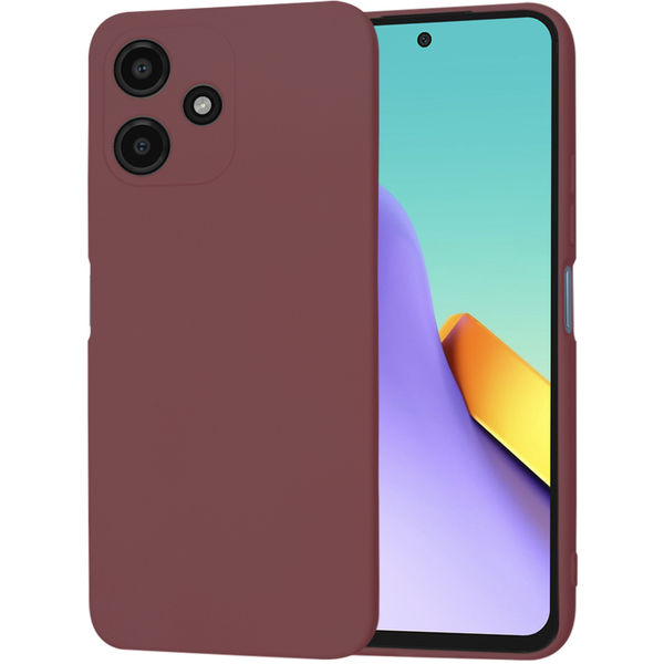 Techsuit - SoftFlex - Xiaomi Redmi 12 5G - Plum Red