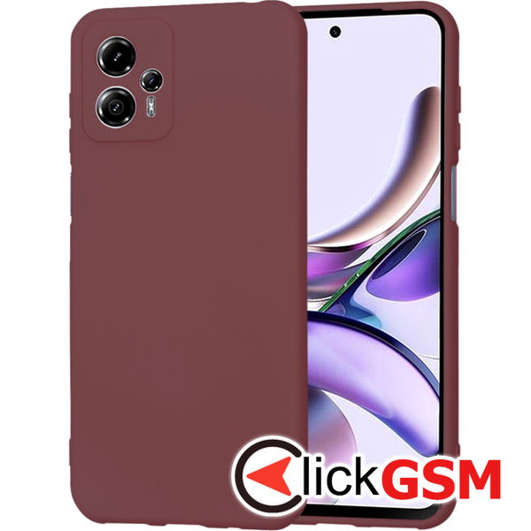 Techsuit - SoftFlex - Motorola Moto G13 - Plum Red