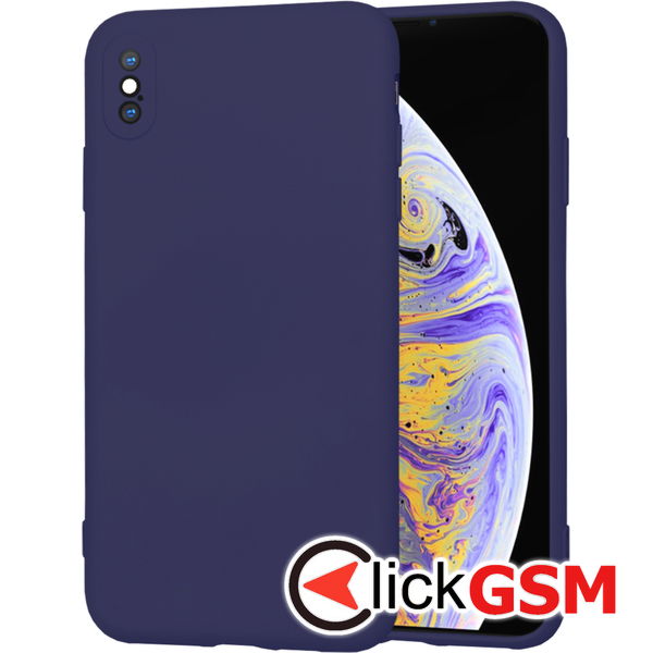 Techsuit - SoftFlex - iPhone XS Max - Navy Blue