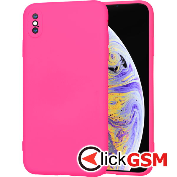 Techsuit - SoftFlex - iPhone XS Max - Hot Pink