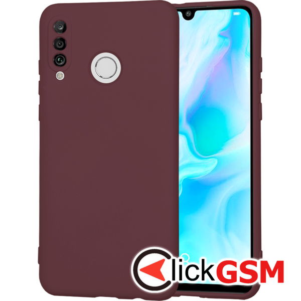 Techsuit - SoftFlex - Huawei P30 Lite / P30 Lite New Edition - Plum Red