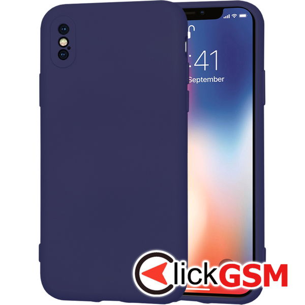 Techsuit - SoftFlex - iPhone X / iPhone XS - Navy Blue
