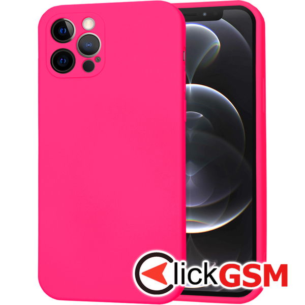 Techsuit - SoftFlex - iPhone 12 Pro - Hot Pink