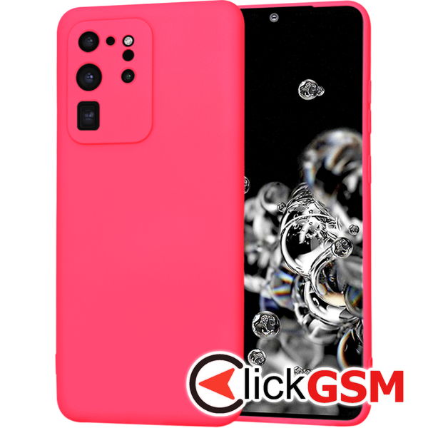 Techsuit - SoftFlex - Samsung Galaxy S20 Ultra 4G / S20 Ultra 5G - Hot Pink
