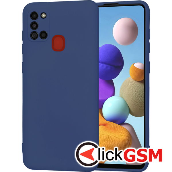 Techsuit - SoftFlex - Samsung Galaxy A21s - Navy Blue