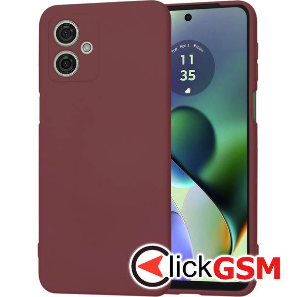 Techsuit - SoftFlex - Motorola Moto G54 Power Edition / G64 - Plum Red