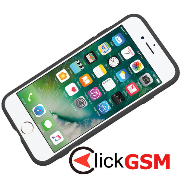 Techsuit - SoftFlex - iPhone 7 / iPhone 8 / iPhone SE 2, SE 2020 / iPhone SE 3, SE 2022 - Black