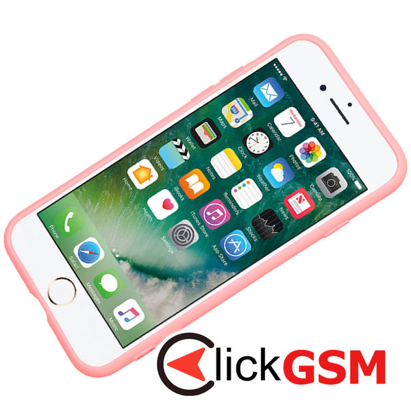 Techsuit - SoftFlex - iPhone 7 / iPhone 8 / iPhone SE 2, SE 2020 / iPhone SE 3, SE 2022 - Chalk Pink