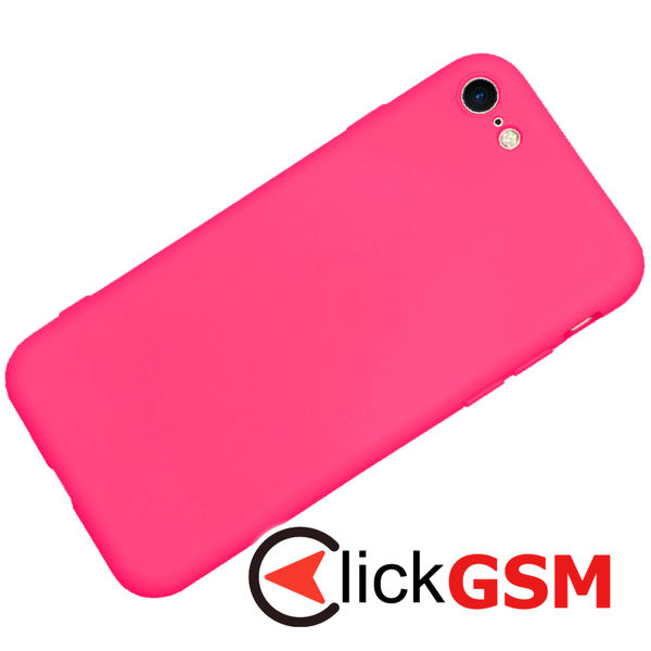 Techsuit - SoftFlex - iPhone 7 / iPhone 8 / iPhone SE 2, SE 2020 / iPhone SE 3, SE 2022 - Hot Pink