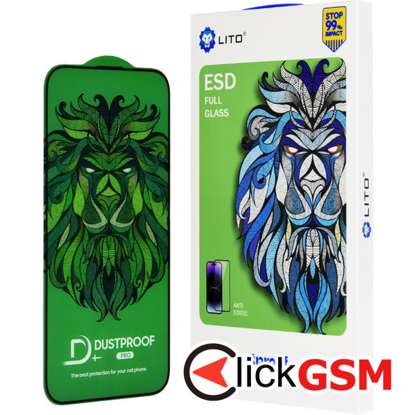 Lito - D+ Pro Dustproof - iPhone 15 Pro - Black