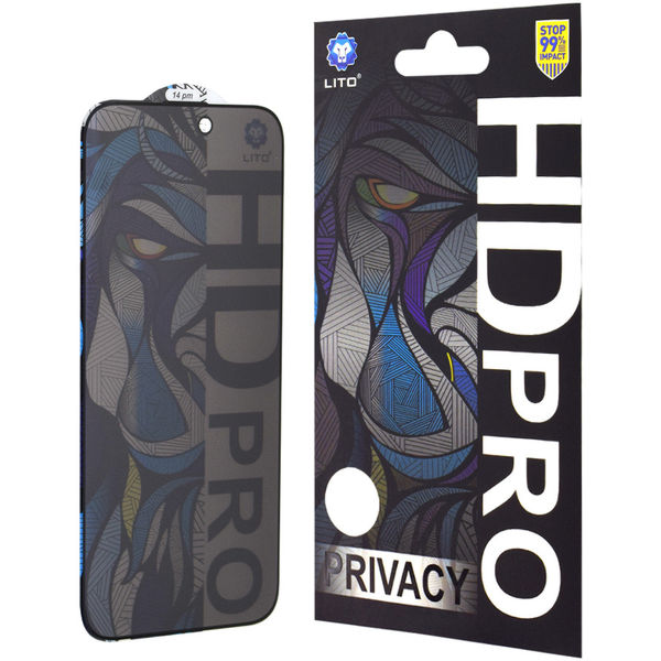 Lito - HD Pro Privacy - iPhone 14 Pro - Black