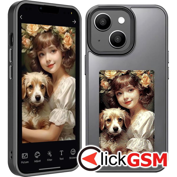 Techsuit - SmartScreen NFC - iPhone 13 / iPhone 14 - Black