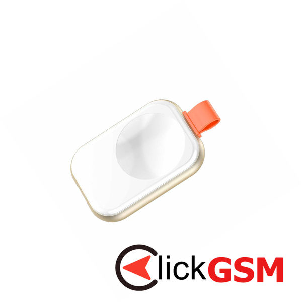 Lito - Magnetic Wireless Charger (LC03) - for Apple Watch, with Keyring, Charge On the Go, 3.5W, 1A - White