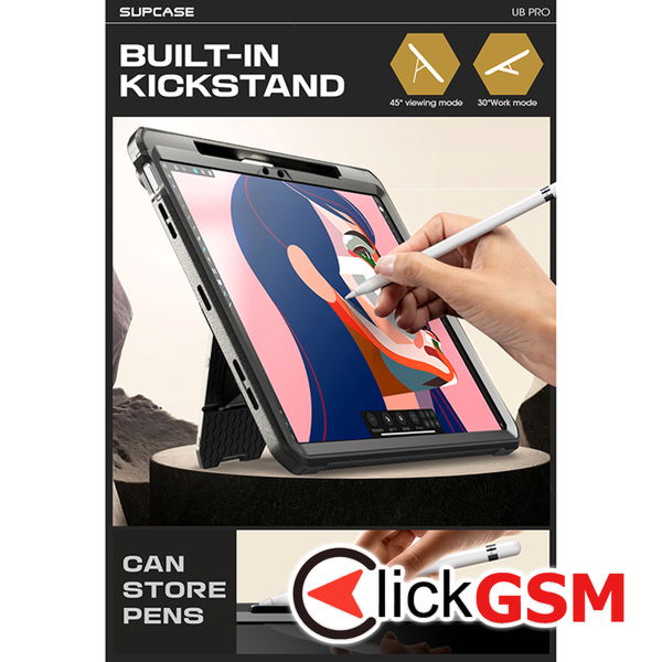 Supcase - Unicorn Beetle Pro - iPad Air 13 (2024) - Black