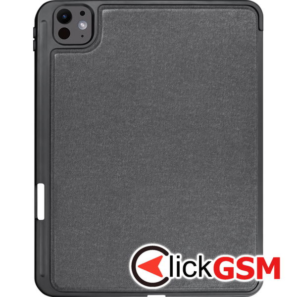 Techsuit - KeyTab Pro + Screen Protector (with RGB Wireless Keyboard/Stylus Pen Holder) - iPad Pro 11 (2024) - Black