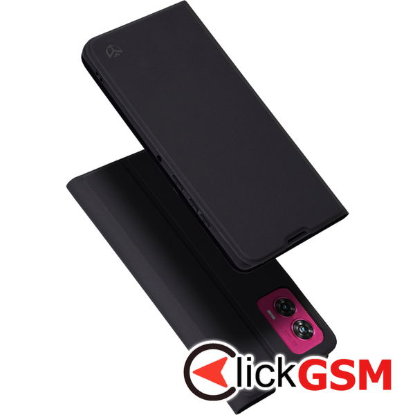 Techsuit - Magskin Book - Motorola Edge 50 Fusion - Black