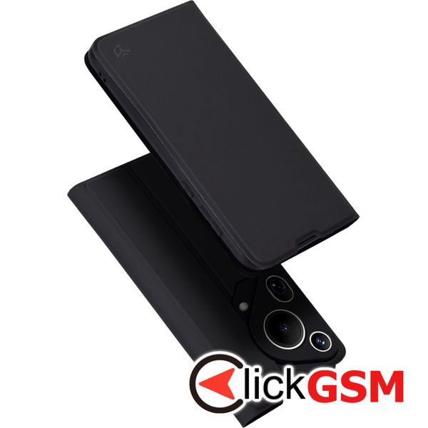 Techsuit - Magskin Book - Huawei Pura 70 Ultra - Black