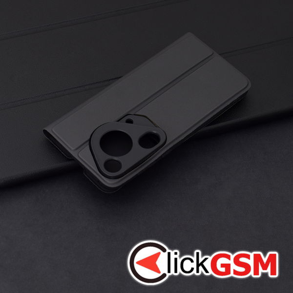Techsuit - Magskin Book - Huawei Pura 70 Ultra - Black