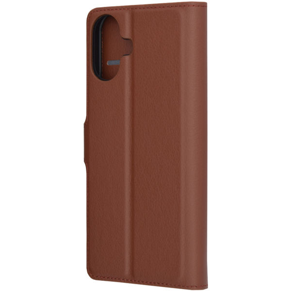 Techsuit - Leather Folio - iPhone 16 - Brown