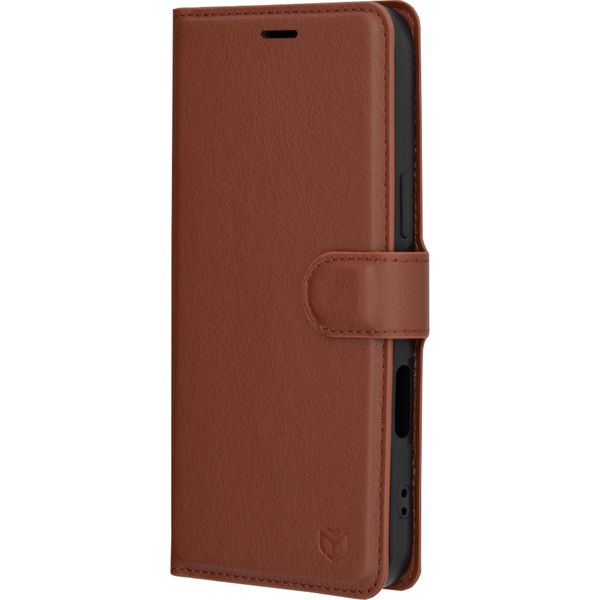 Techsuit - Leather Folio - iPhone 16 Plus - Brown