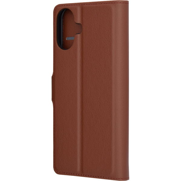 Techsuit - Leather Folio - iPhone 16 Plus - Brown