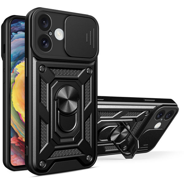 Techsuit - CamShield Series - iPhone 16 - Black