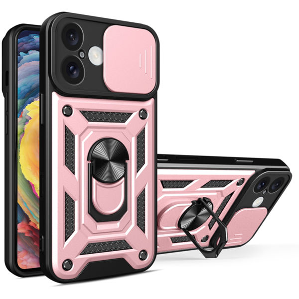 Techsuit - CamShield Series - iPhone 16 - Rose Gold