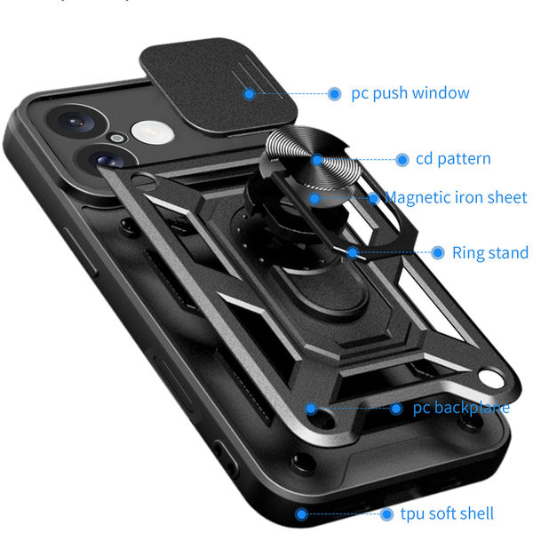 Techsuit - CamShield Series - iPhone 16 Plus - Blue