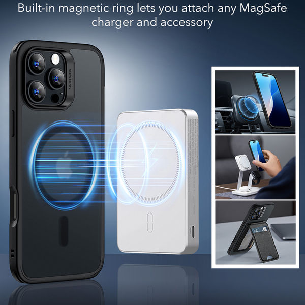 ESR - Classic Hybrid HaloLock - iPhone 16 Pro - Frosted Black