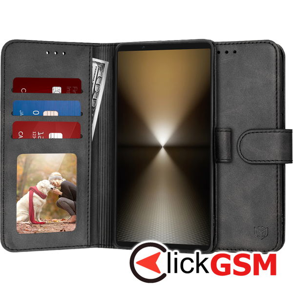 Techsuit - Diary Book - Sony Xperia 1 VI - Black