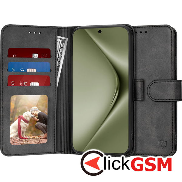 Techsuit - Diary Book - Huawei Pura 70 Ultra - Black