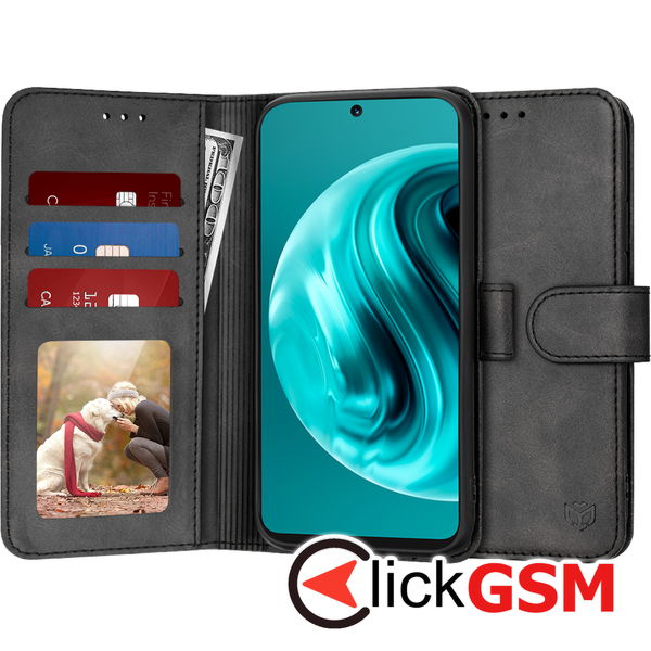 Techsuit - Diary Book - Huawei nova 12i / 13i - Black