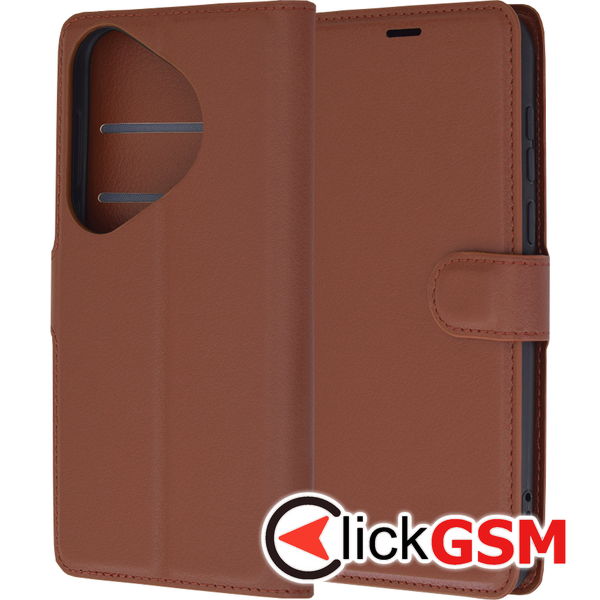 Techsuit - Leather Folio - Huawei Pura 70 Pro - Brown