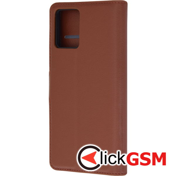 Techsuit - Leather Folio - Motorola Moto G54 Power Edition / G64 - Brown