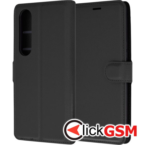 Techsuit - Leather Folio - Sony Xperia 1 VI - Black