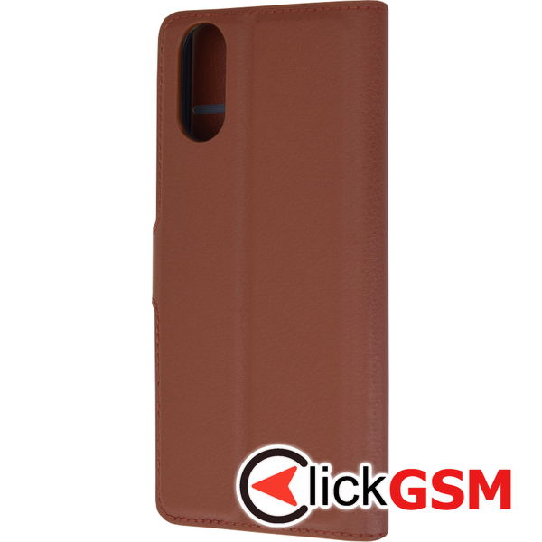 Techsuit - Leather Folio - Sony Xperia 10 VI - Brown