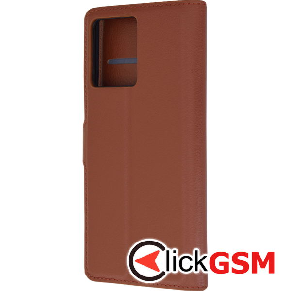 Techsuit - Leather Folio - Motorola Edge 50 Ultra - Brown